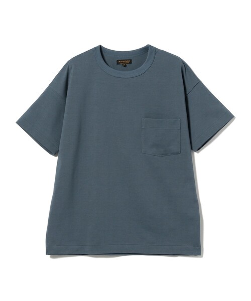 A VONTADE（アボンタージ）の「*A VONTADE / 別注 ポケット Tシャツ（Tシャツ/カットソー・メンズ・ホワイト/ブラック/ダークグリーン/ネイビー/グレー/ブルー系その他2/オレンジ系その他7/ベージュ/ロイヤルブルー/ピンク・SMALL/MEDIUM/LARGE）」の21枚目の写真