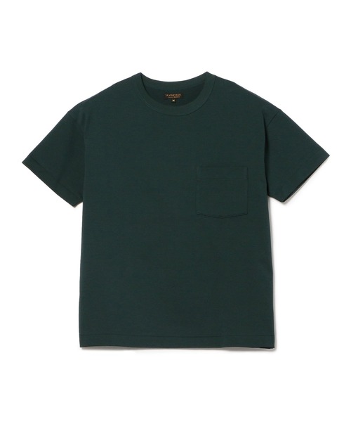 A VONTADE（アボンタージ）の「*A VONTADE / 別注 ポケット Tシャツ（Tシャツ/カットソー・メンズ・ホワイト/ブラック/ダークグリーン/ネイビー/グレー/ブルー系その他2/オレンジ系その他7/ベージュ/ロイヤルブルー/ピンク・SMALL/MEDIUM/LARGE）」の11枚目の写真