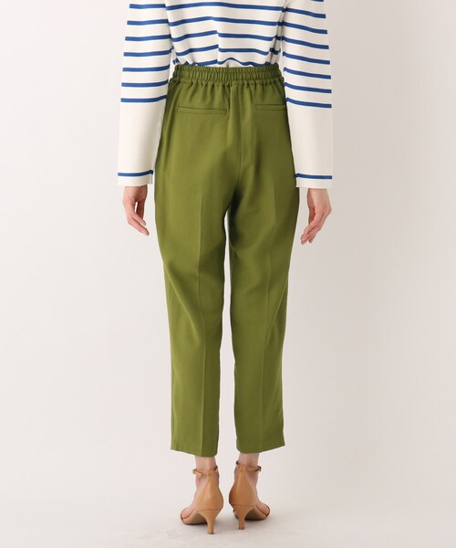 OPAQUE.CLIP（オペークドットクリップ）の「◆【Cafissi】ドレープツイル イージーテーパードパンツ（その他パンツ・レディース・ブルー/サンドベージュ/ダークネイビー/黄緑系・40/38/42/36/34）」の7枚目の写真