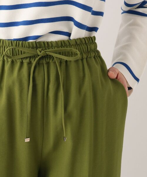 OPAQUE.CLIP（オペークドットクリップ）の「◆【Cafissi】ドレープツイル イージーテーパードパンツ（その他パンツ・レディース・ブルー/サンドベージュ/ダークネイビー/黄緑系・40/38/42/36/34）」の8枚目の写真