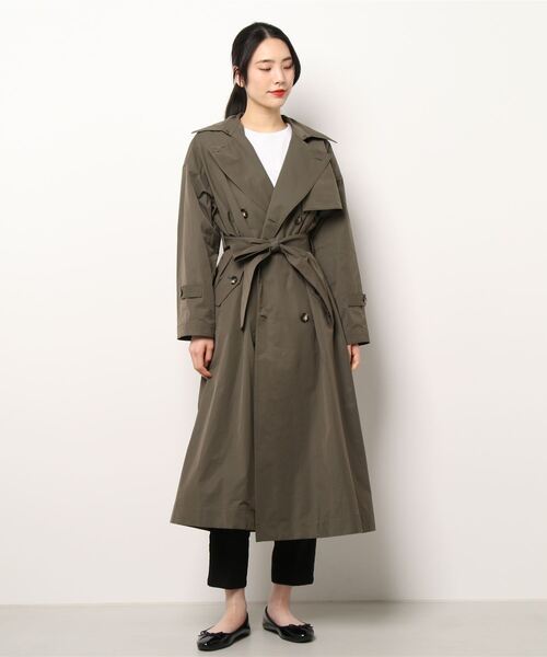OUVRAGE CLASSE（ウヴラージュクラス）の「ビックトレンチコート（トレンチコート・レディース・カーキ/ベージュ・FREE）」の6枚目の写真