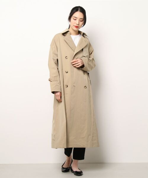 OUVRAGE CLASSE（ウヴラージュクラス）の「ビックトレンチコート（トレンチコート・レディース・カーキ/ベージュ・FREE）」の7枚目の写真