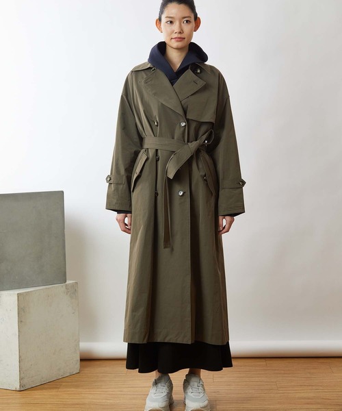 OUVRAGE CLASSE（ウヴラージュクラス）の「ビックトレンチコート（トレンチコート・レディース・カーキ/ベージュ・FREE）」の20枚目の写真