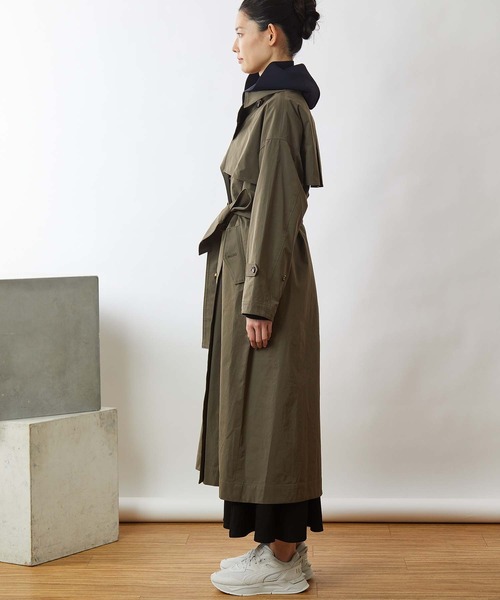 OUVRAGE CLASSE（ウヴラージュクラス）の「ビックトレンチコート（トレンチコート・レディース・カーキ/ベージュ・FREE）」の19枚目の写真