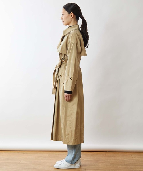 OUVRAGE CLASSE（ウヴラージュクラス）の「ビックトレンチコート（トレンチコート・レディース・カーキ/ベージュ・FREE）」の14枚目の写真