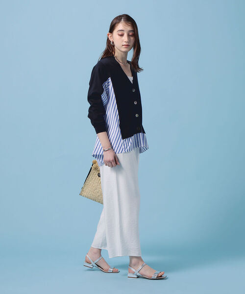 NOLLEY’S(ノーリーズ)の「インゴムイージーパンツ(その他パンツ・レディース・オフホワイト/ベージュ/カーキ/サックスブルー/イエロー/チャコールグレー・34/36/38)」の10枚目の写真