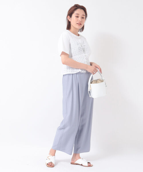 【新品・未使用】NOLLEY'S イージーパンツ 36 　タグ付 セール】インゴムイージーパンツ（その他パンツ）｜NOLLEY'S