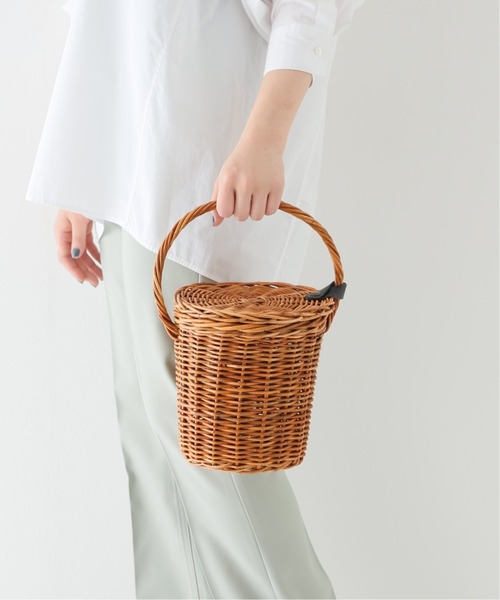 SLOBE IENA（スローブイエナ）の「【BAGMATI/バグマティ】カゴハンドバッグ（ハンドバッグ・レディース・ベージュ・FREE）」の5枚目の写真