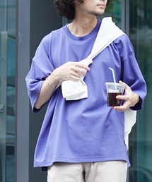 CIAOPANIC TYPY | 【一部SHOP限定】【ユニセックス】ポンチハイカウントサイドスリットビッグシルエットTee(Tシャツ/カットソー)