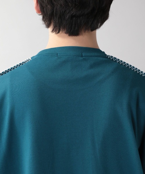 RAGEBLUE(レイジブルー)の「スムースコットン/ハンドステッチTシャツ(Tシャツ/カットソー・メンズ・ホワイト/ベージュ/ブルー系その他/スミクロ・MEDIUM/LARGE)」の18枚目の写真