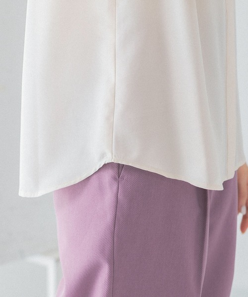 URBAN RESEARCH ROSSO WOMEN(アーバンリサーチ ロッソ)の「ウォッシャブルヨークレースブラウス(シャツ/ブラウス・レディース・モカ/ブラック/オフホワイト・FREE)」の21枚目の写真