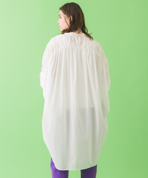 Dignite collier（ディニテコリエ）の「Dignite collier ギャザーシャツ（シャツ/ブラウス・レディース・ホワイト/イエロー・FREE）」の21枚目の写真