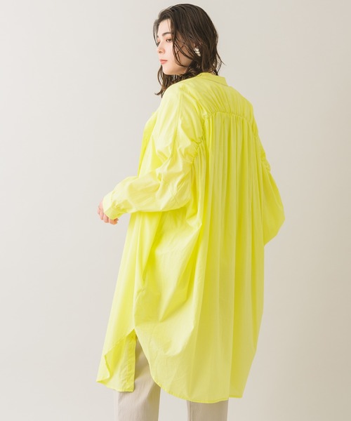 Dignite collier（ディニテコリエ）の「Dignite collier ギャザーシャツ（シャツ/ブラウス・レディース・ホワイト/イエロー・FREE）」の12枚目の写真