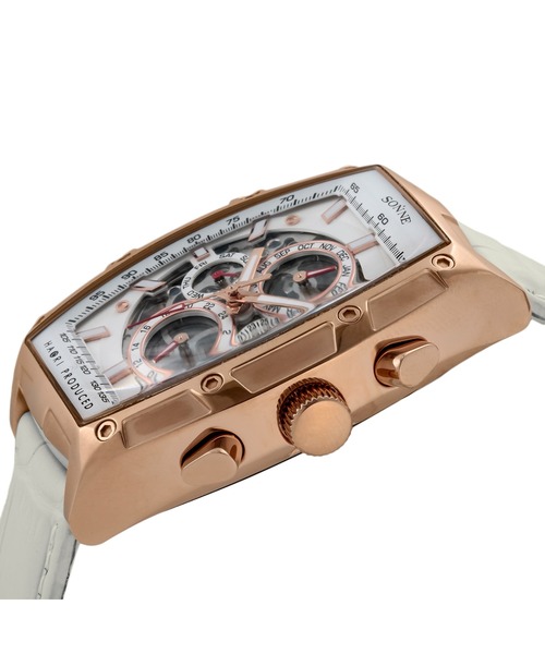 SONNE（ゾンネ）の「SONNE/ゾンネ×ハオリ H018 腕時計 H018PGWH メンズ（アナログ腕時計・メンズ・ホワイト・FREE）」の4枚目の写真