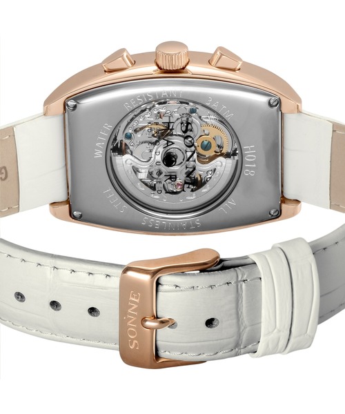 SONNE（ゾンネ）の「SONNE/ゾンネ×ハオリ H018 腕時計 H018PGWH メンズ（アナログ腕時計・メンズ・ホワイト・FREE）」の3枚目の写真