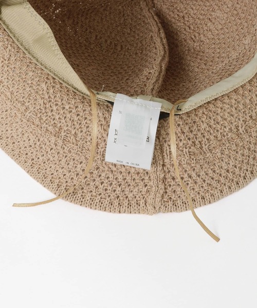 KBF(ケイビーエフ)の「ワイヤーブリムチューリップHAT(ハット・レディース・ベージュ/アイボリー・ONE)」の10枚目の写真