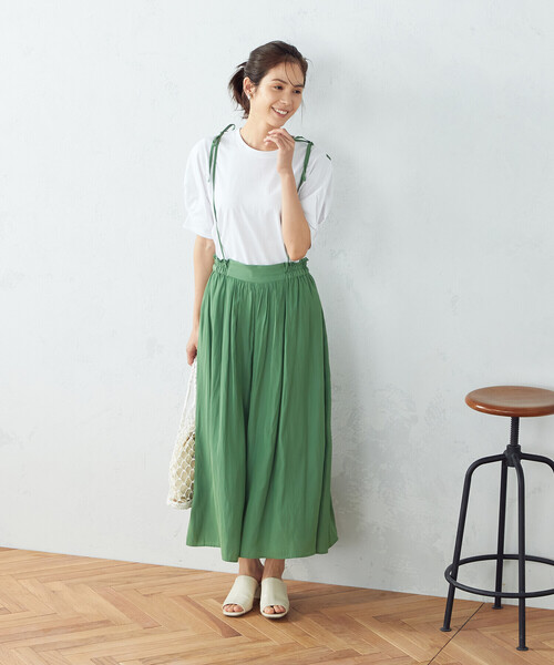 COMME CA ISM(コムサイズム)の「ボリュームスリーブ カットソー(Tシャツ/カットソー・レディース・ホワイト/パープル/チャコール・MEDIUM/LARGE)」の4枚目の写真