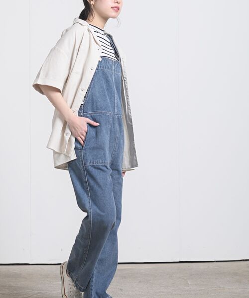 rps(アールピーエス)の「コットンリネン開襟シャツ(シャツ/ブラウス・レディース・ブラック/ベージュ/グリーン/アイボリー/モカ/ライトカーキ/ホワイト系その他4・M)」の9枚目の写真