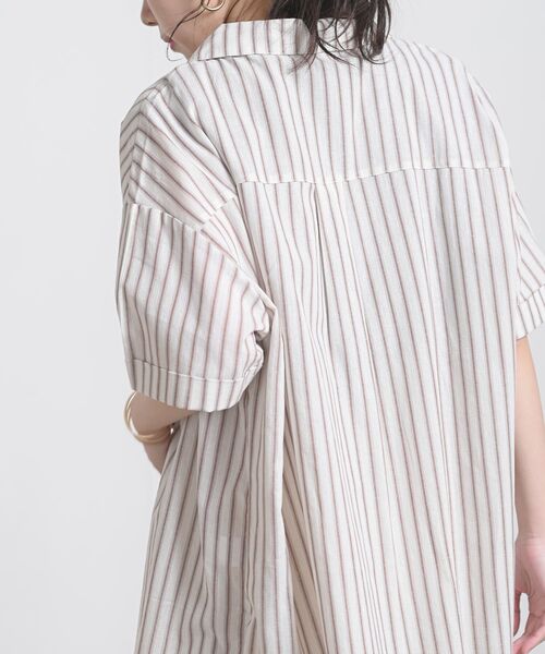 rps(アールピーエス)の「コットンリネン開襟シャツ(シャツ/ブラウス・レディース・ブラック/ベージュ/グリーン/アイボリー/モカ/ライトカーキ/ホワイト系その他4・M)」の22枚目の写真