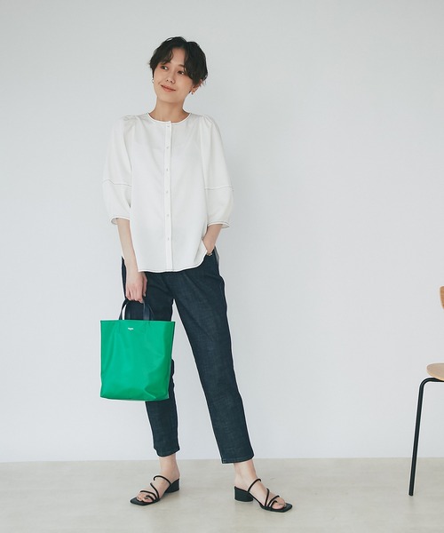 オーシバル ORCIVAL モスグリーン レディース 冬物 コート ORCIVAL（オーシバル）の「ORCIVAL(オーシバル) 縦型トートバッグ