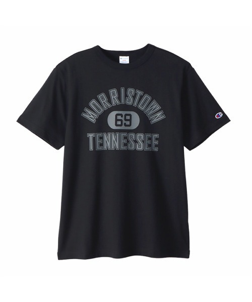 Champion(チャンピオン)の「【Champion/チャンピオン】メンズ ベーシック ショートスリーブTシャツ(Tシャツ/カットソー・メンズ・グレー/ベージュ/グリーン系その他/ホワイト×パープル/バーガンディー/ネイビー/ホワイト×グリーン/ブラック・MEDIUM/LARGE/XX-LARGE/X-LARGE)」の19枚目の写真