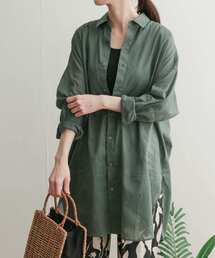 URBAN RESEARCH DOORS | ラミーコットンビッグシャツ(シャツ/ブラウス)