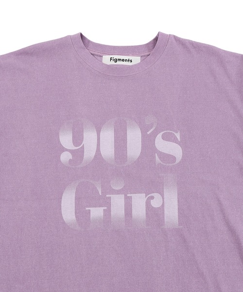 Figments（フィグメンツ）の「90's GirlロゴTシャツ（Tシャツ/カットソー・レディース・スミクロ/パープル・FREE）」の6枚目の写真