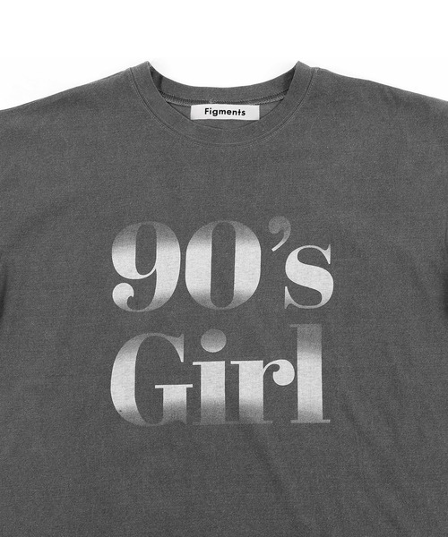 Figments（フィグメンツ）の「90's GirlロゴTシャツ（Tシャツ/カットソー・レディース・スミクロ/パープル・FREE）」の7枚目の写真