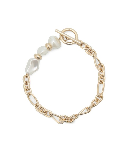 ROPE' PICNIC（ロペピクニック）の「変型パール×メタルブレスレット（ブレスレット・レディース・ゴールド/ゴールド系その他・FREE）」の6枚目の写真