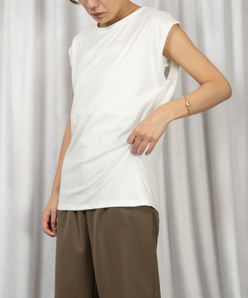 Loco Ocean(ロコオーシャン)の「フレンチスリーブTシャツ/タンクトップ(Tシャツ/カットソー・レディース・ブラック/ネイビー/オフホワイト/イエロー・L/M)」の17枚目の写真