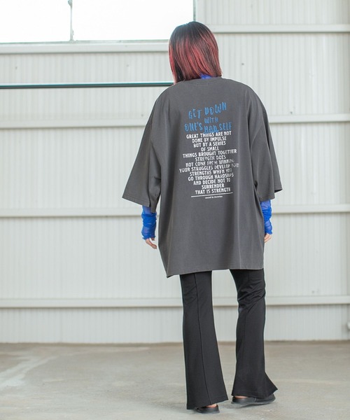 PBLIM(ページボーイリム)の「PAGEBOYLIM/センタースリットフレアパンツ(スラックス・レディース・ブラック/レッド・FREE)」の13枚目の写真