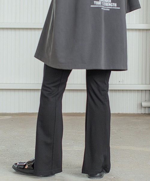 PBLIM(ページボーイリム)の「PAGEBOYLIM/センタースリットフレアパンツ(スラックス・レディース・ブラック/レッド・FREE)」の17枚目の写真