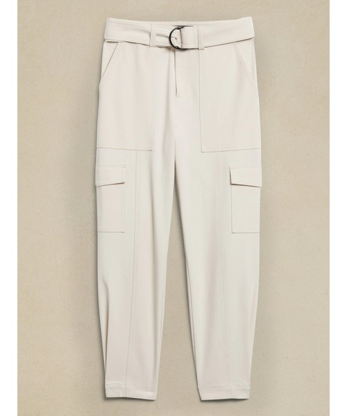 Banana Republic(バナナリパブリック)の「ハイライズ テーパード カーゴパンツ(カーゴパンツ・レディース・アイボリー/ブラック/ホワイト系その他・0/2/4/6/00/8)」の7枚目の写真
