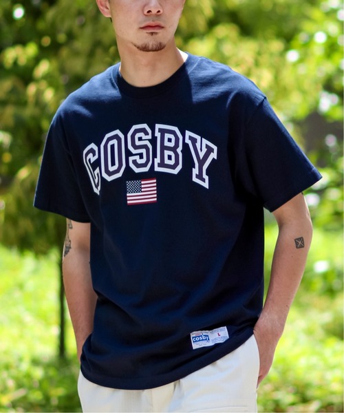 GERRY(ジェリー)の「【GERRY COSBY / ジェリー コスビー】 80s logo crew tee(Tシャツ/カットソー・メンズ・ネイビー/グレー・MEDIUM/LARGE)」の3枚目の写真