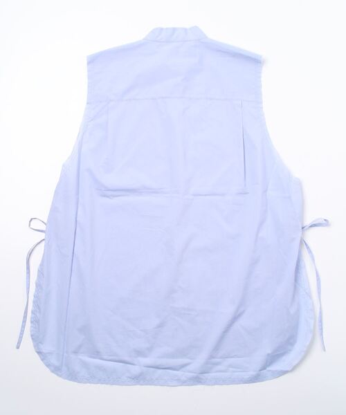 Toironier（トワロニエ）の「Toironier/トワロニエ/No Sleeve Loose Shirts/ノースリーブルーズシャツ（シャツ/ブラウス・メンズ・ネイビー/グレー/サックスブルー・FREE）」の19枚目の写真