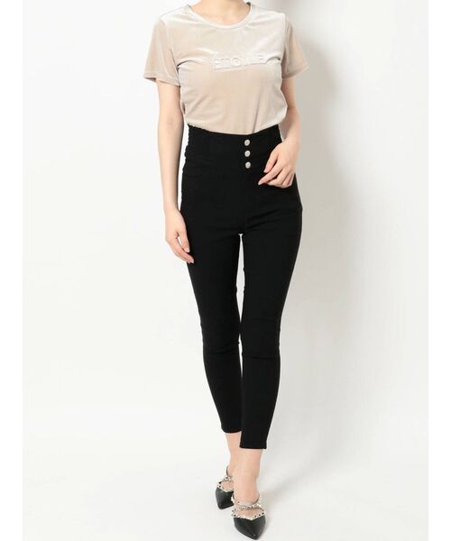 RESEXXY(リゼクシー)の「エンボスロゴベロアTシャツ(Tシャツ/カットソー・レディース・ピンク/ブルー/ベージュ・FREE)」の19枚目の写真