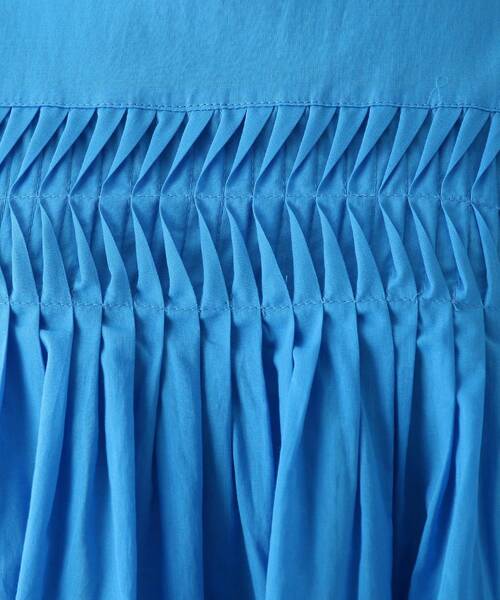 OPAQUE.CLIP（オペークドットクリップ）の「◆【C】コットンローンピンタックフレアブラウス【WEB限定サイズ】（シャツ/ブラウス・レディース・ライトブルー/ブラック/キャメル・40/38/36）」の11枚目の写真