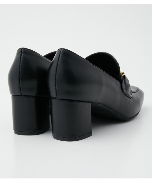 AZUL by moussy（アズールバイマウジー）の「GOLD METAL LOAFER/ゴールドメタルローファー（ローファー・レディース・ブラック・X-LARGE/SMALL/LARGE/MEDIUM）」の8枚目の写真