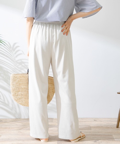 URBAN RESEARCH Sonny Label（アーバンリサーチサニーレーベル）の「イージーワンタックパンツ（その他パンツ・レディース・ベージュ系その他/ベージュ/ブラック・FREE）」の22枚目の写真