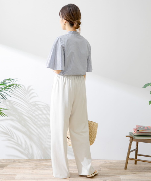 URBAN RESEARCH Sonny Label（アーバンリサーチサニーレーベル）の「イージーワンタックパンツ（その他パンツ・レディース・ベージュ系その他/ベージュ/ブラック・FREE）」の15枚目の写真