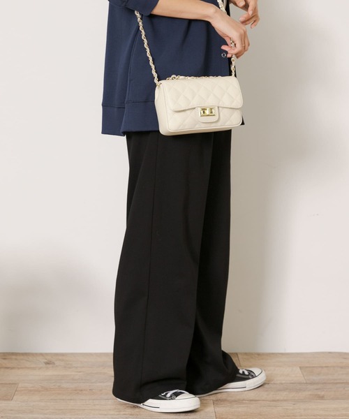 URBAN RESEARCH Sonny Label（アーバンリサーチサニーレーベル）の「イージーワンタックパンツ（その他パンツ・レディース・ベージュ系その他/ベージュ/ブラック・FREE）」の4枚目の写真