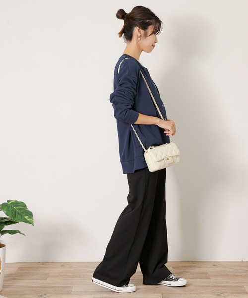 URBAN RESEARCH Sonny Label（アーバンリサーチサニーレーベル）の「イージーワンタックパンツ（その他パンツ・レディース・ベージュ系その他/ベージュ/ブラック・FREE）」の16枚目の写真