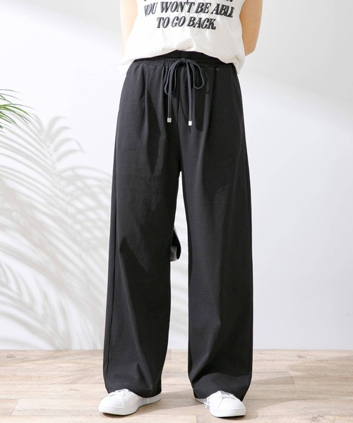 URBAN RESEARCH Sonny Label（アーバンリサーチサニーレーベル）の「イージーワンタックパンツ（その他パンツ・レディース・ベージュ系その他/ベージュ/ブラック・FREE）」の20枚目の写真