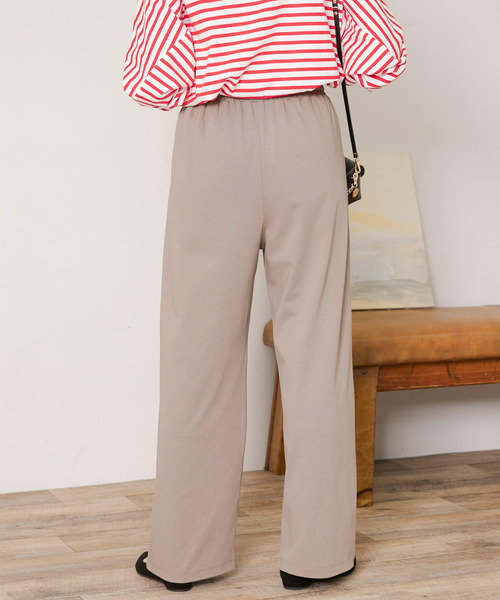 URBAN RESEARCH Sonny Label（アーバンリサーチサニーレーベル）の「イージーワンタックパンツ（その他パンツ・レディース・ベージュ系その他/ベージュ/ブラック・FREE）」の10枚目の写真