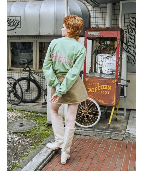 jouetie（ジュエティ）の「ベーシックロゴ ロンT（Tシャツ/カットソー・レディース・ブラック/オフホワイト/グリーン・MEDIUM）」の18枚目の写真