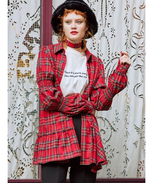 jouetie（ジュエティ）の「ベーシックロゴ ロンT（Tシャツ/カットソー・レディース・ブラック/オフホワイト/グリーン・MEDIUM）」の19枚目の写真