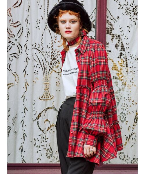 jouetie（ジュエティ）の「ベーシックロゴ ロンT（Tシャツ/カットソー・レディース・ブラック/オフホワイト/グリーン・MEDIUM）」の21枚目の写真