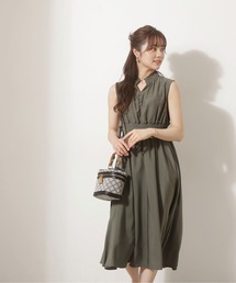 PROPORTION BODY DRESSING | シャーリングフリルワンピース / 1212240605(ワンピース)