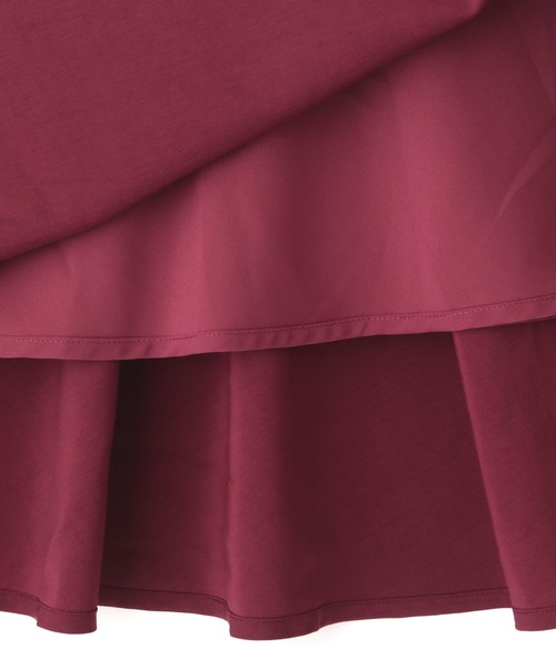 PROPORTION BODY DRESSING（プロポーションボディドレッシング）の「シャーリングフリルワンピース / 1212240605（ワンピース・レディース・カーキ/ベージュ/ボルドー・MEDIUM/SMALL）」の20枚目の写真