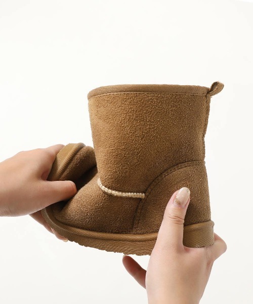 devirock(デビロック)の「防水 ムートンブーツ(ブーツ・キッズ・チャコール/ブラック/ブラウン/ピンク・18.0cm/21.0cm/20.0cm/22.0cm/19.0cm/23.0cm/24.0cm)」の6枚目の写真